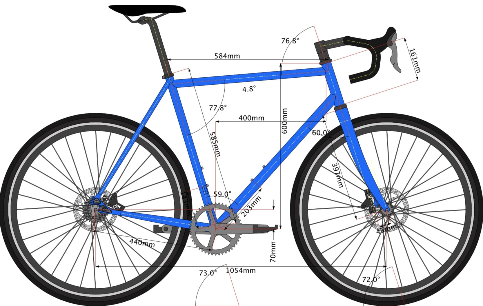 Rahmenhöhe Rennrad Ratgeber ? Tabellen ? Durchschnitt ⚒