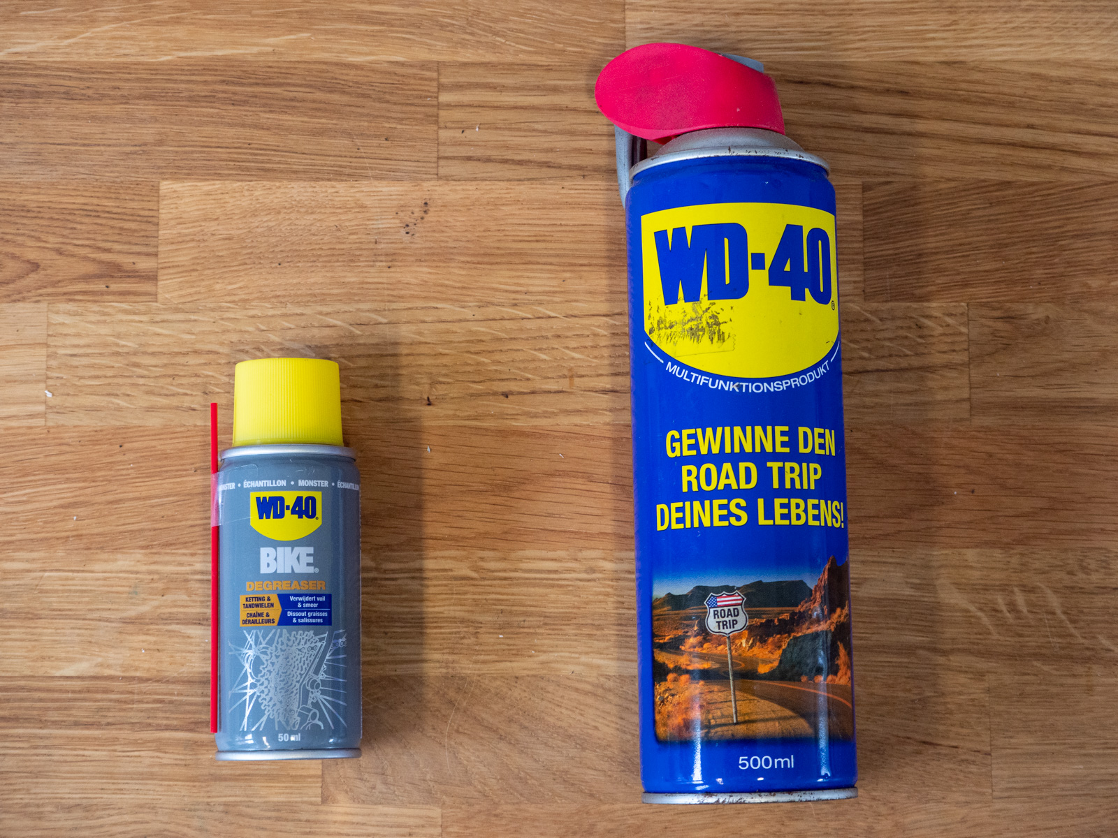 Fahrradkette und WD-40 - Was könnte schief gehen? 